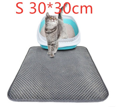 Hassle-Free Cleanup Honeycomb Cat Litter Pad Waterproof Urine-Proof Protection