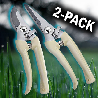 Double the Precision 2-Pack Home Gardening Pruning Shears