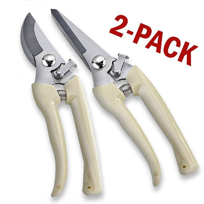 Double the Precision 2-Pack Home Gardening Pruning Shears