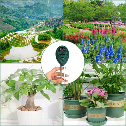 Garden Plant Care Essential: 3-in-1 Soil Tester Kit