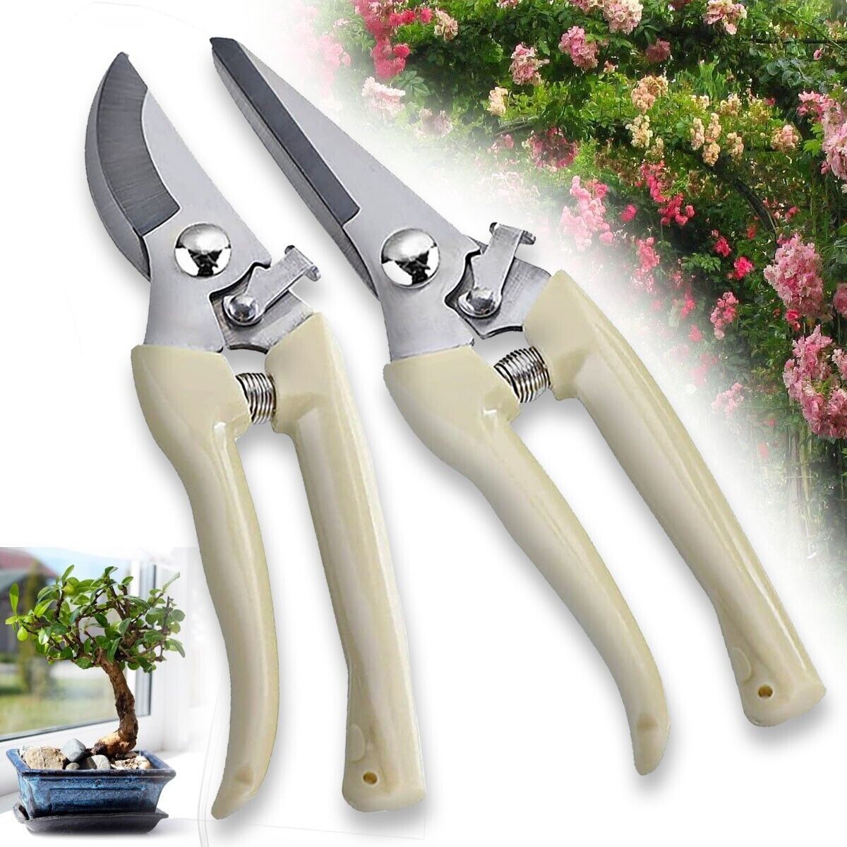 Double the Precision 2-Pack Home Gardening Pruning Shears